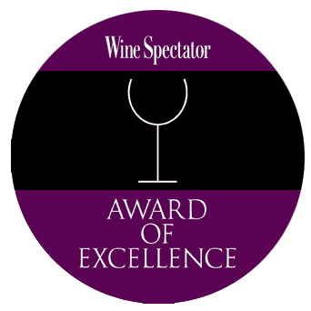 WINE SPECTATOR Award of Excellence