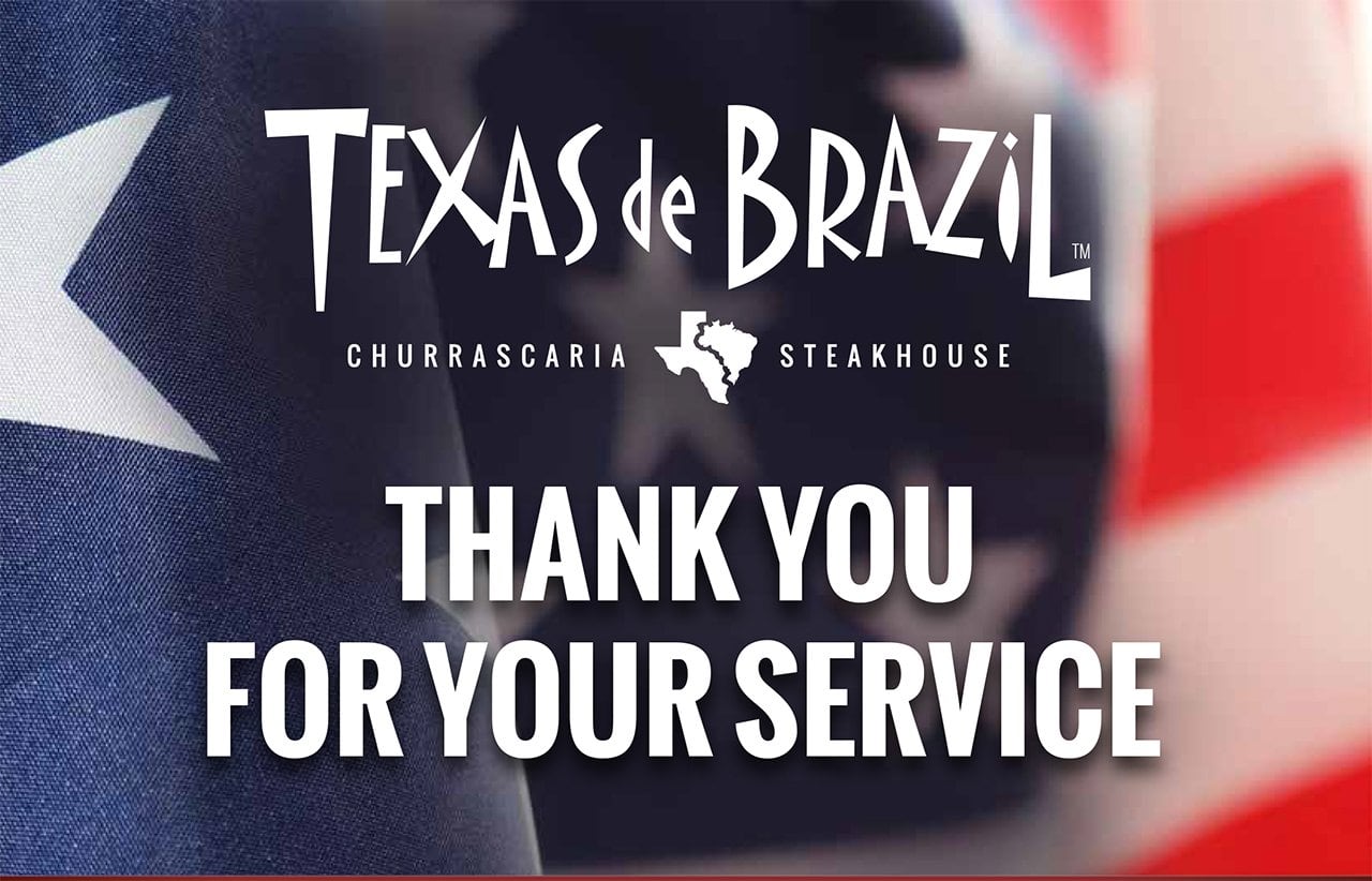 Service Member & Teacher Discount Texas de Brazil