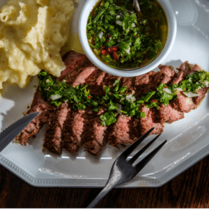 Texas de Brazil Flank Steak with Chimichurri