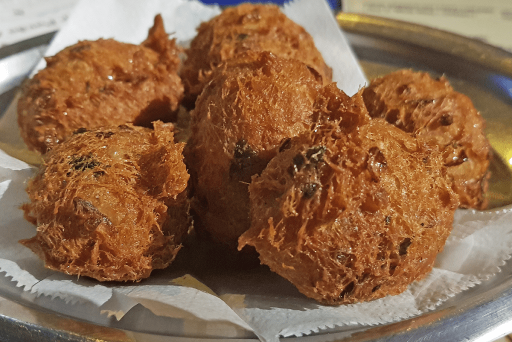 round brazilian fish croquettes