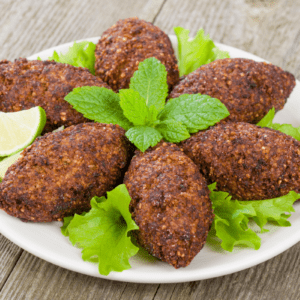 plate of fried kibbeh from brazil