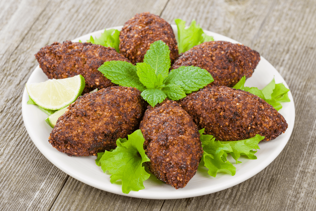 plate of fried kibbeh from brazil