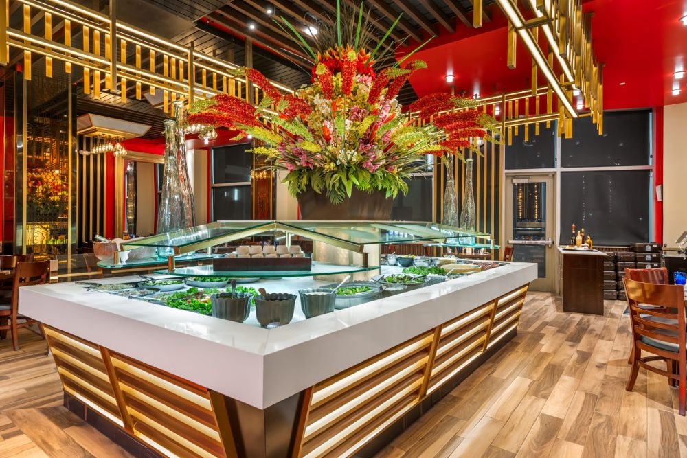 Texas de Brazil Cincinnati Salad Area