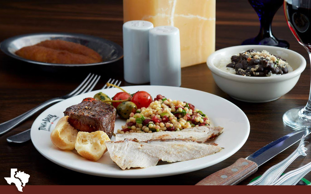 Experiencing Brazilian Meals with Rice Beans and Steak