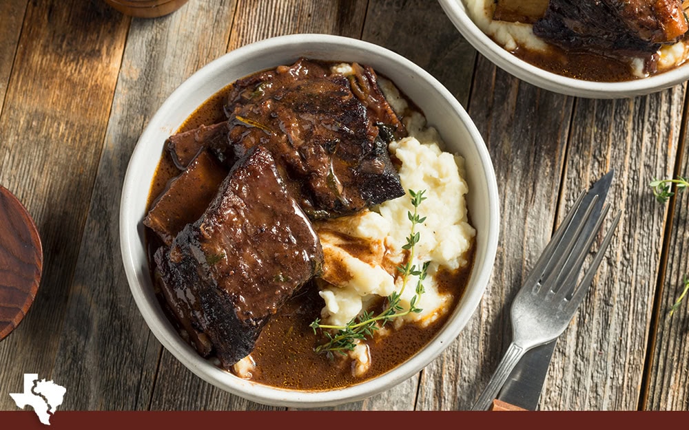 Braised Beef Short Ribs In Red Wine Sauce
