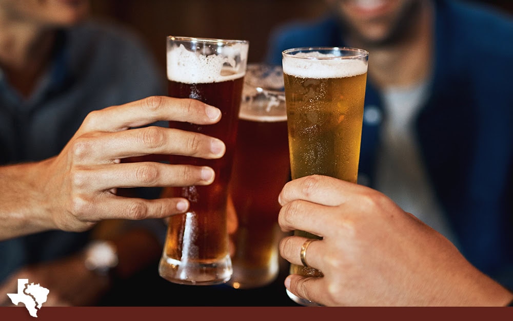 Cold Beer Cleans Your Palate Between Bites